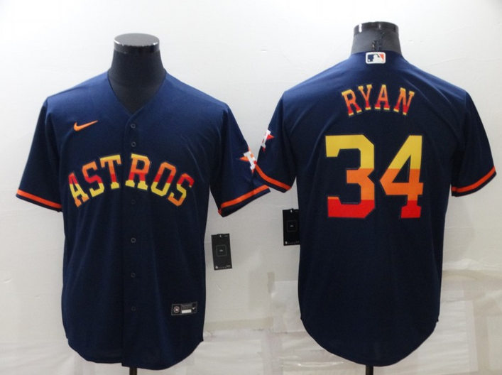 Youth Houston Astros #34 Nolan Ryan Navy Stitched Baseball Jersey Youth Houston Astros #34 Nolan Ryan Navy Stitched Baseball Jersey